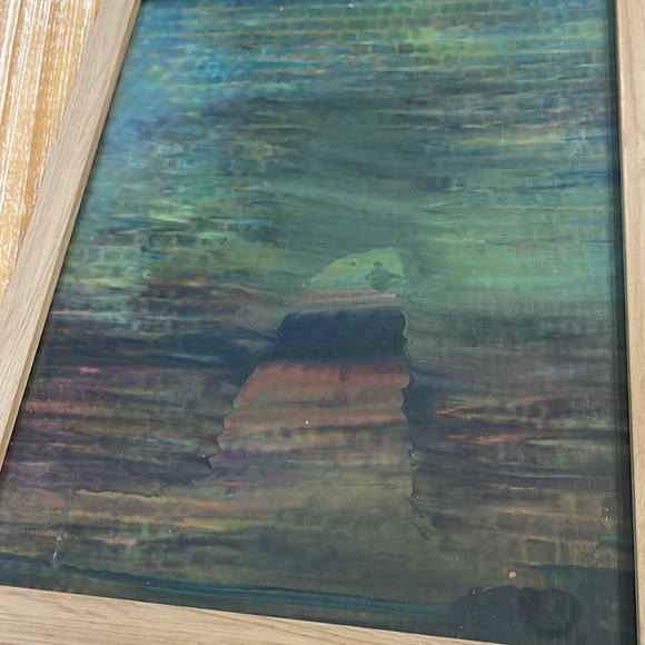 “Desert Midnight” handpainted sustainable art - Picture 3 of 6